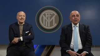 GIUSEPPE MAROTTA and ADRIANO GALLIANI  INTER TV EXCLUSIVE INTERVIEW 🎙️⚫🔵 SUB ENG [upl. by Eimerej184]