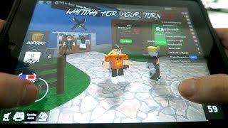 PLAYING ROBLOX ON MY IPAD [upl. by Nordgren]