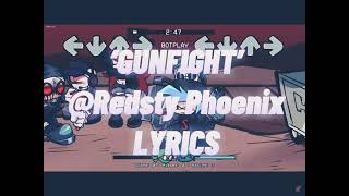 GUNFIGHT fnf lyrics by mittergen redsty Fox [upl. by Ibrahim]