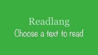 Readlang Tutorial 2 Choose a text to read [upl. by Beberg]