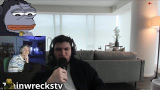 Trainwrecks wishes xQc Happy Birthday in a weirdly manner [upl. by Fiske208]