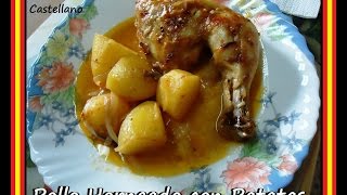 POLLO HORNEADO CON PAPAS receta fácil [upl. by Urias]