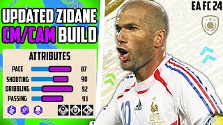 SILKY BEST UPDATED ZIDANE CMCAM BUILD EA FC 24 Pro Clubs [upl. by Iot706]