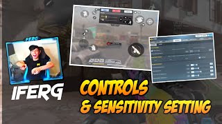 IFERG CONTROLS amp SETTINGS IN COD MOBILE PRO PLAYER SETTINGS IN COD MOBILE [upl. by Dorweiler]