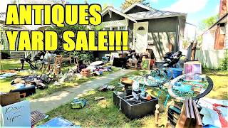 Ep612 These FANS Invited Us To Their AMAZING ANTIQUES YARD SALE 🤯🤯🤯 [upl. by Jeremiah771]