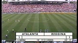 ATALANTAREGGINA 12 02062003 SPAREGGIO RITORNO PER LA PERMANENZA IN SERIE A [upl. by Raoul]