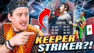 I used this KEEPER at STRIKER 87 HERO CAMPOS REVIEW FIFA 22 Ultimate Team [upl. by Schwejda590]