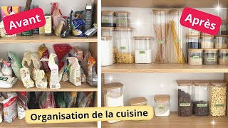 RANGEMENT de la CUISINE  ON MET TOUT EN BOITE [upl. by Anthe]