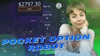 BINARY OPTIONS TRADING ROBOT  POCKET OPTION ROBOT [upl. by Yrocal]