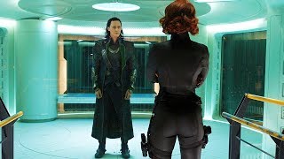 Black Widow Tricks Loki Scene  The Avengers 2012 Movie CLIP HD [upl. by Artinad101]