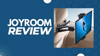 Review JOYROOM Tablet Holder for Car Headrest  Folding Extension Arm iPad Holder for Car [upl. by Annagroeg244]