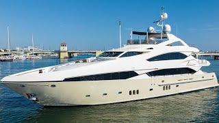 Inside a 10000000 Luxury SuperYacht  Sunseeker 121 Super Yacht Tour [upl. by Aicirtan]