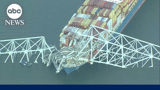 6 people missing following Maryland bridge collapse [upl. by Aslam9]