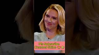 🤣🤣Scarlett Johansson and Chris Hemsworth mocked each other to entertain us funnyshorts thor [upl. by Ytitsahc]