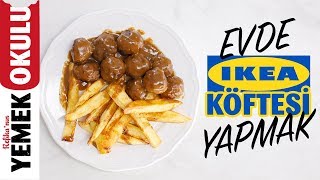 İkea Köftesi Challenge Meydan Okuması  İsveç Köfte ve Gravy Sos Tarifi [upl. by Jozef]