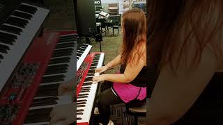 Maurice Ravel quotBoleroquot piano performance by Christina Frederick instructor tennis style [upl. by Ron]