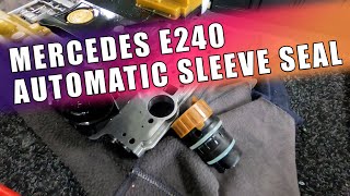 Mercedes E240 Transmission Sleeve Seal Replacement W211 [upl. by Asille]