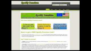 Get Free Spotify Premium Codes US and Europe [upl. by Hokanson]