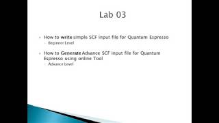 Lab 31  Write input SCF file for Quantum Espresso using Windows Beginner LevelGraphite [upl. by Bolten197]