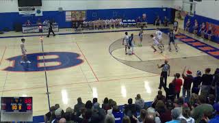 Boonsboro High School vs Catoctin High School Mens Varsity Basketball [upl. by Attennot]