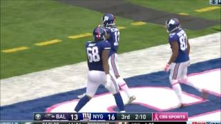 Odell Beckham Jr 75 Yard TD Reception and Long Jump Celebration [upl. by Conah408]