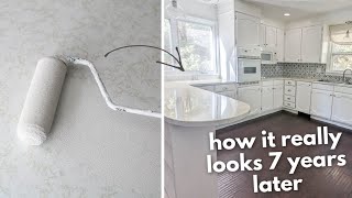 Painted Laminate Countertops How they really look 7 years later [upl. by Erodoeht]