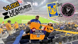 VLOG Tigres vs Inter de Miami  Leagues Cup 2024  Houston Tx [upl. by Riabuz]