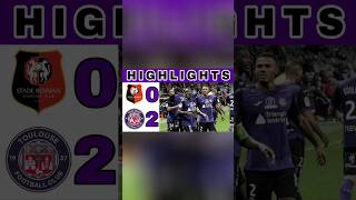 Rennes vs Toulouse  Stade Rennais vs Toulouse  Highlights and Goals Ligue 1  Liga Perancis [upl. by Bucher]