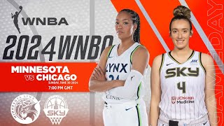 Minnesota Lynx vs Chicago Sky I WNBA 2024 LIVESCORE [upl. by Svetlana]