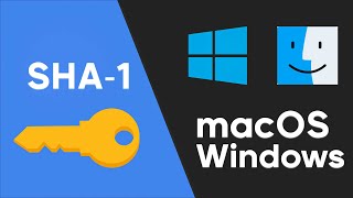 Generate SHA 1 Key In Flutter On Windows and macOS  Flutter 25 Latest [upl. by Massab530]