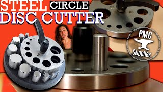 Steel Circle Disc Cutter Set for Punching Metals and Charms [upl. by Kraul]