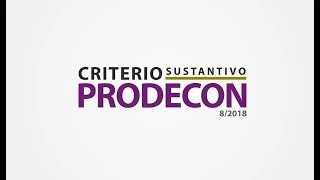 Prodecon Informa Criterio Sustantivo 82018 Operaciones Inexistentes [upl. by Anestassia]