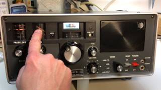 Yaesu FRG7 Shortwave Radio Operation And Hands On Use [upl. by Eamaj]