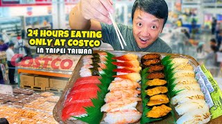 World’s BEST Costco 24 Hours Eating ONLY Costco Food in Taipei Taiwan [upl. by Casandra]