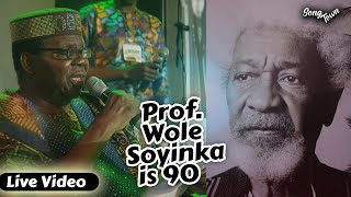 Ebenezer Obey Live at Professor Wole Soyinkas 90th Birthday [upl. by Hanni]