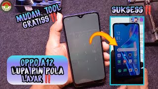 OPPO A12 LUPA PIN POLA LAYAR ONE CLICK DENGAN TOOL GRATISS‼️ [upl. by Nylahsoj312]