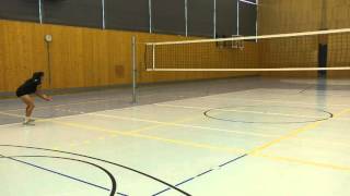 Technikvideo Frauen  Manchette  Feldzuspiel Volleyball  Version 20151 [upl. by Leeann521]