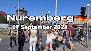 Nuremberg Germany 🇩🇪 Walking Tour 07 September 2024 [upl. by Honna924]