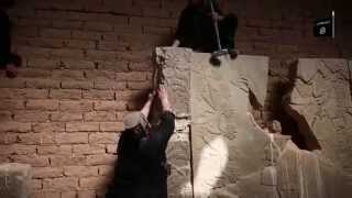 Isis vandals destroy historic city of Nimrud [upl. by Borgeson593]