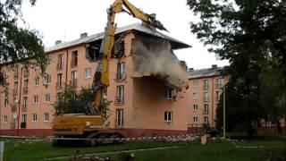 Demolice části domu v HavířověŠumbarku [upl. by Iak]