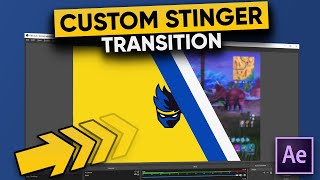 How To Make A CUSTOM Stinger Transition For Your Twitch Stream [upl. by Lizabeth222]