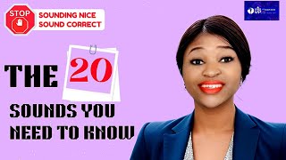 The 20 sounds you need to know  Dont just sound nice sound correct  English phonemes [upl. by Swerdna]