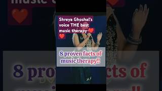 ShreyaGhoshalAmijetomar Music Therapy proven factsspotifybhoolbhulaiyaa3trendingshorts [upl. by Aytac]