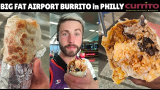 AMAZING BURRITO AT THE PHILADELPHIA AIRPORT from Currito Burrito [upl. by Libbi]