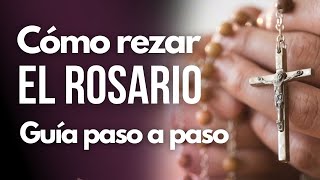 CÓMO REZAR el Rosario católico paso a paso [upl. by Siana]