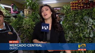 Las famosas limpias para iniciar el año las encontramos en el Mercado Central en Quito [upl. by Swehttam]