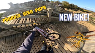 Phoenix Bike Park on my new bike [upl. by Sihtam641]