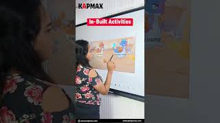 4K Interactive flat panel for classrooms Inbuilt Activities [upl. by Yboj]