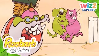 Roobarb and Custard  When There Was an Elephant 🐘  Episode 4  Full Episodes  Wizz Explore ​ [upl. by Ilil]