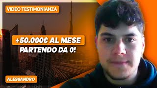 ALESSANDRO PASSA da 0 a 50000€ AL MESE con il DROPSHIPPING [upl. by Josephson]